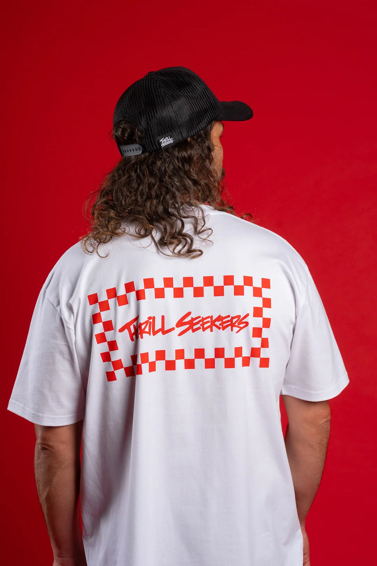 Red/White Chex Tee