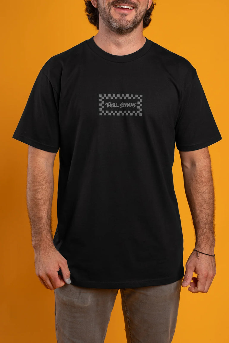 Black/Grey Chex Tee Regular price