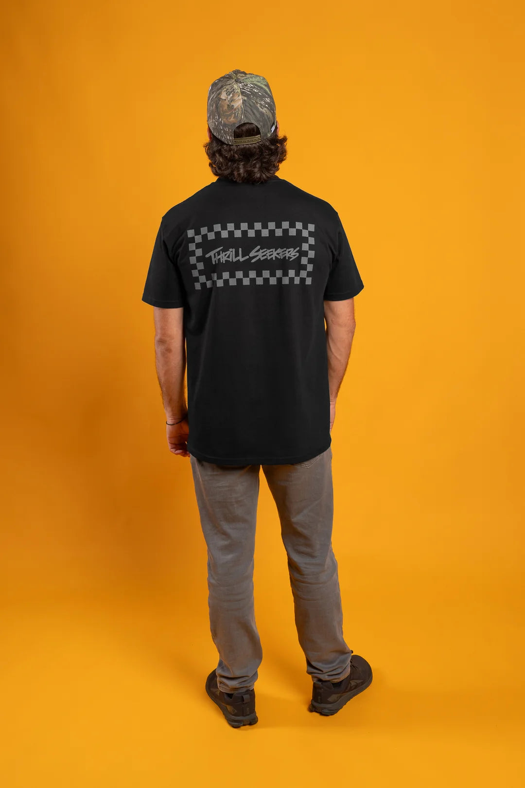 Black/Grey Chex Tee Regular price