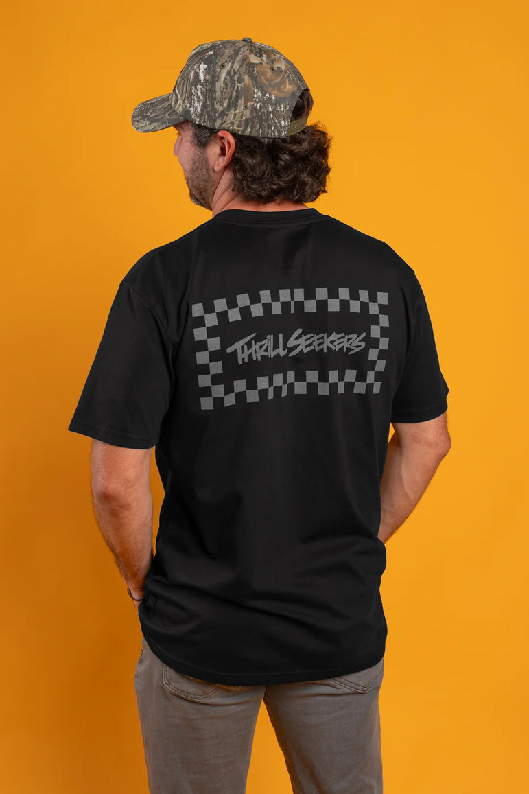 Black/Grey Chex Tee Regular price