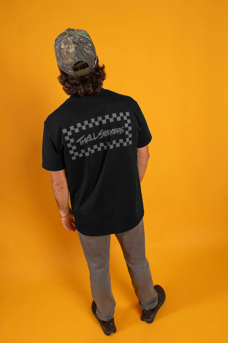 Black/Grey Chex Tee Regular price