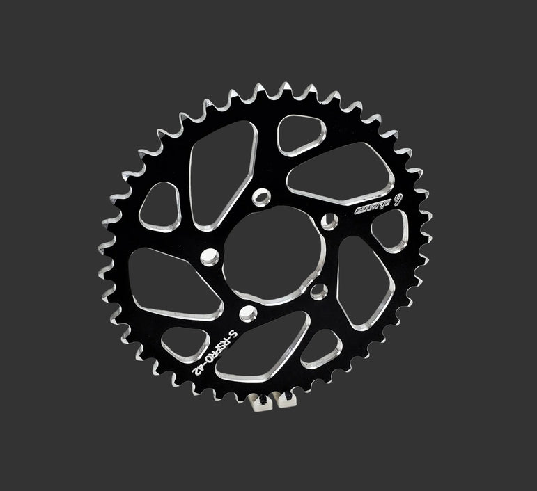 Warp 9 E-Moto Sprocket 42t, 420 Chain, Black