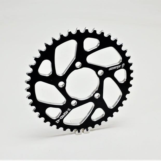 Warp 9 E-Moto Sprocket 42t, 420 Chain, Black