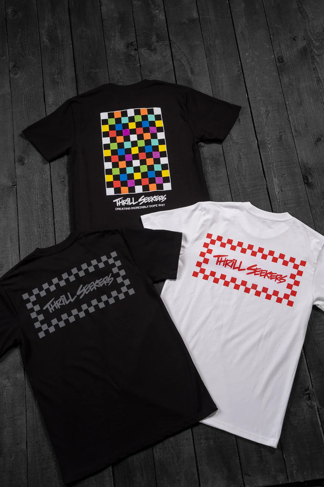 Red/White Chex Tee