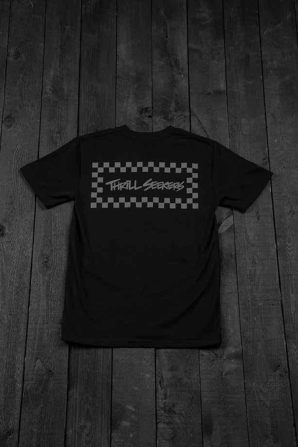 Black/Grey Chex Tee Regular price