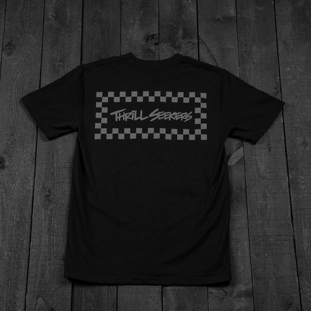 Black/Grey Chex Tee Regular price