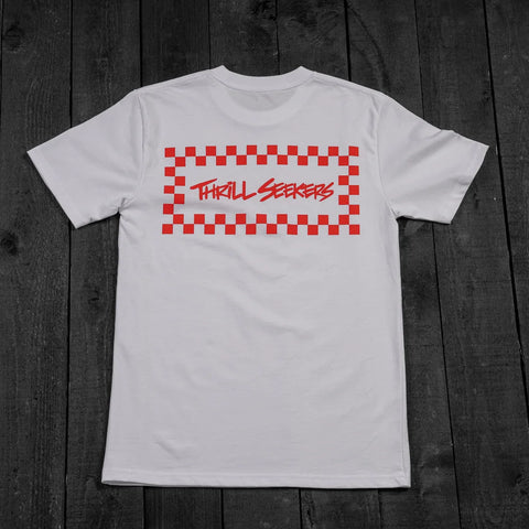 Red/White Chex Tee