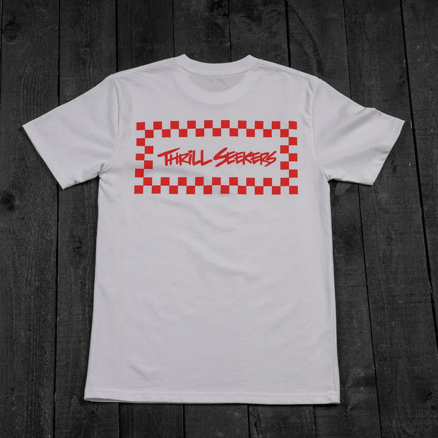 Red/White Chex Tee