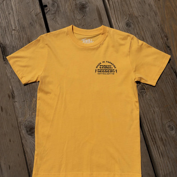 Zig Tee - Golden Yellow