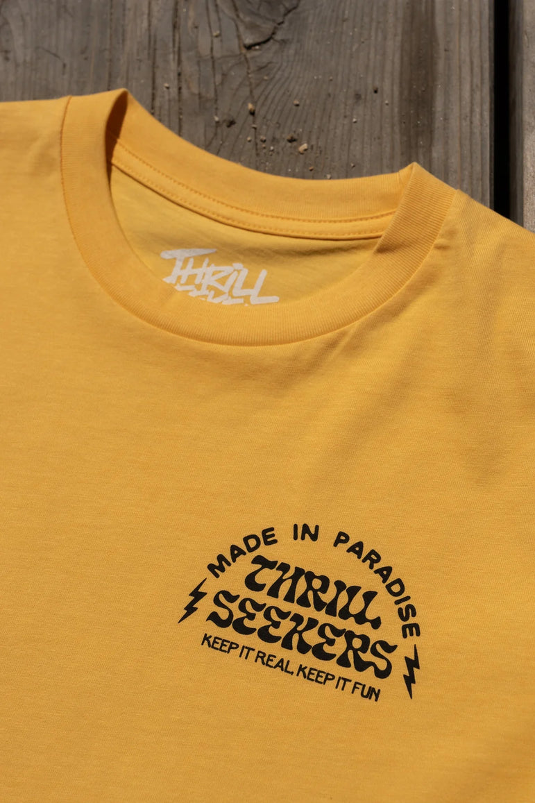 Zig Tee - Golden Yellow