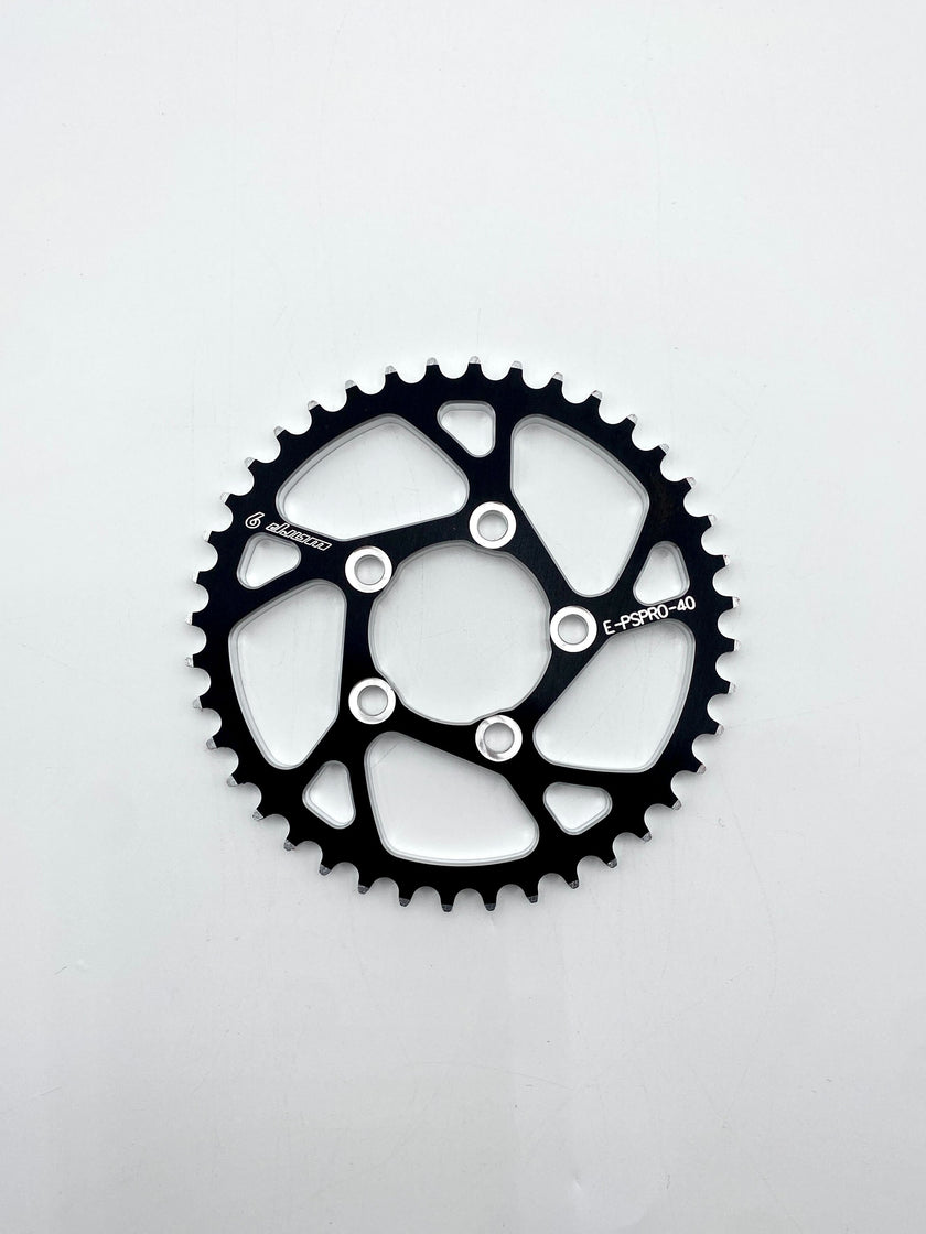Warp 9 E-Moto Sprocket 45t, 428 Chain, Black