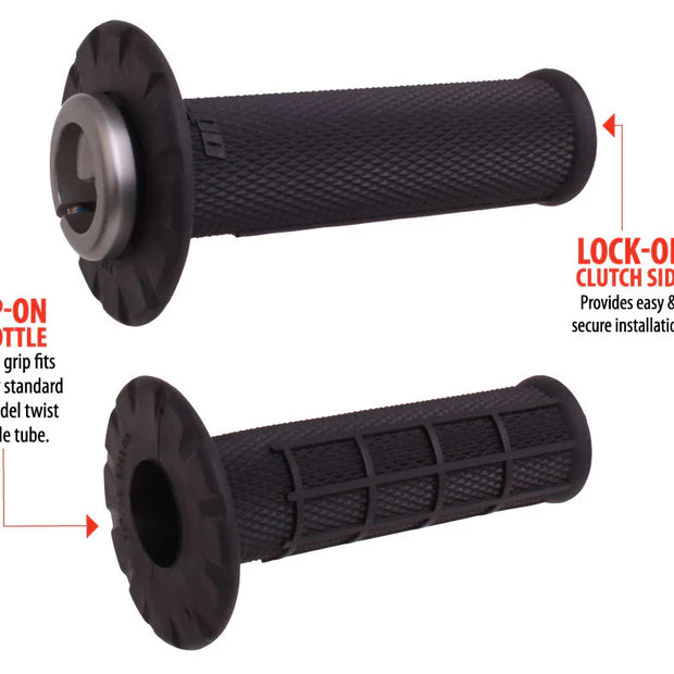 ODI Universal Lock-On Half Waffle Grips