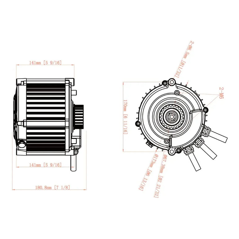 Ventus VTB Ryuga 81kW Motor